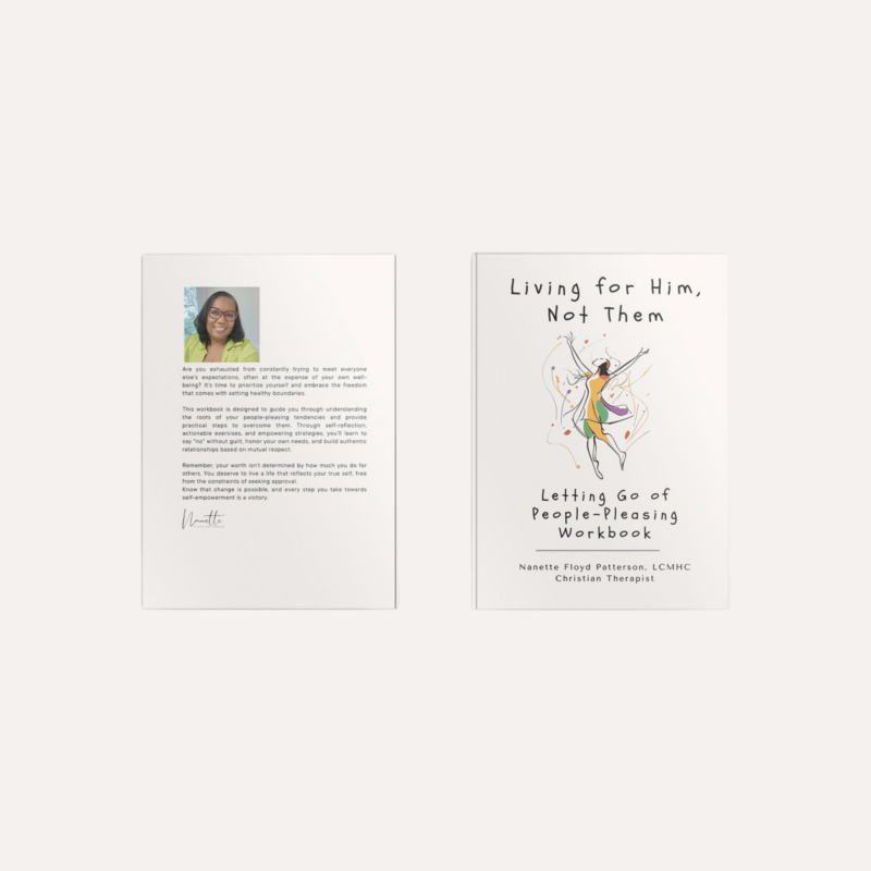 Living for Him, Not Them: Letting Go of People-Pleasing Workbook (Signed Copy) (Shipping Included)